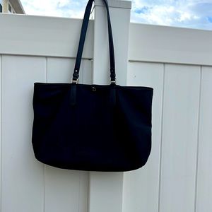 Kate Spade “Mel” Packable Tote ~ Very Good Pre-Owned Condition ~ Black Nylon